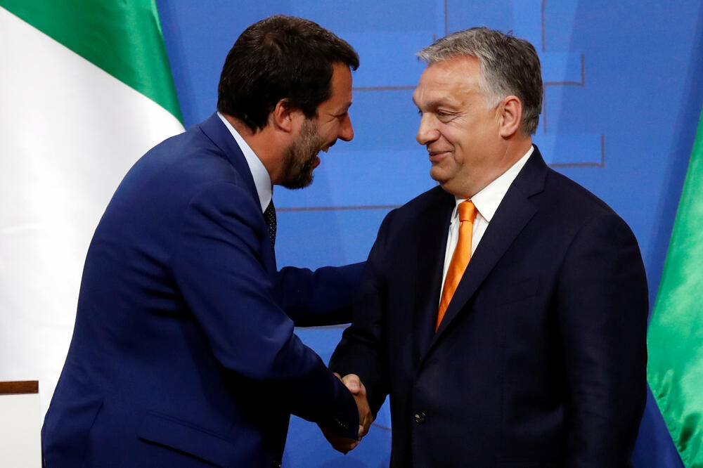 Salvini i Orban, Foto: Reuters
