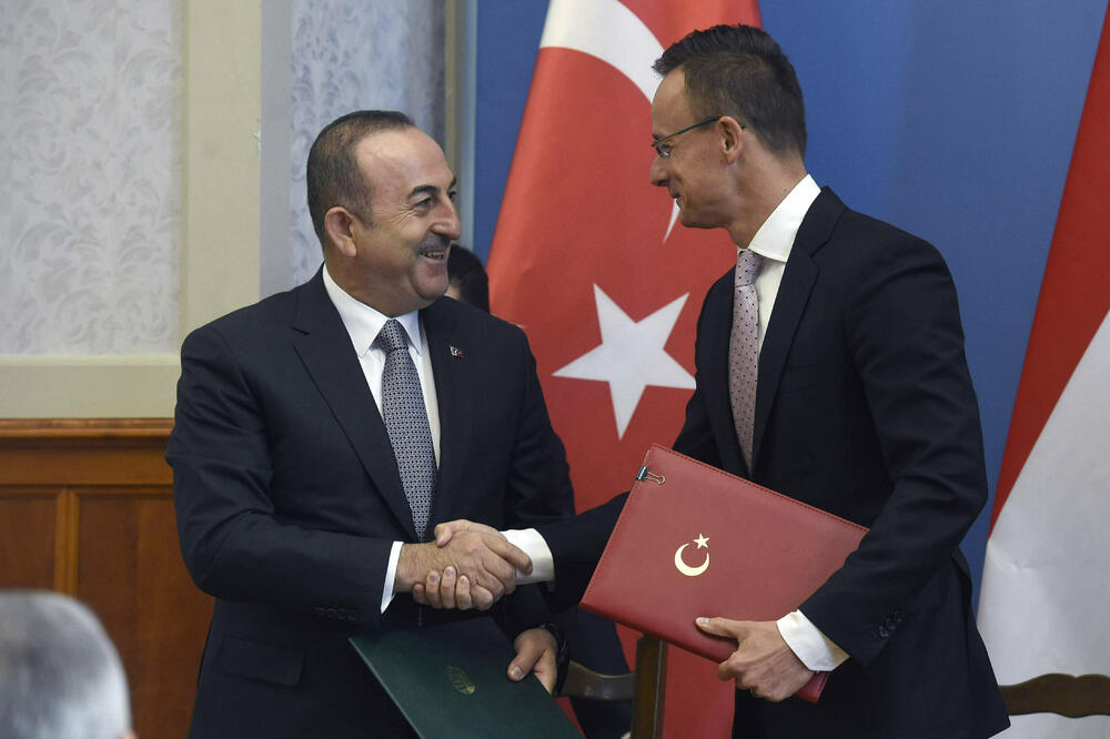 Čavušoglu i Sijarto, Foto: BETA/AP, BETA/AP