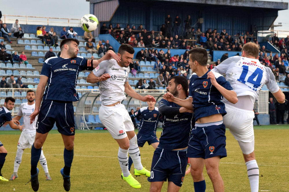 Sa martovskog duela na Trešnjici, kada je Budućnost dobila Zetu 3:0, Foto: Luka Zeković