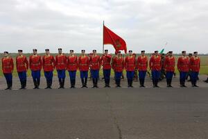 Gardisti Vojske Crne Gore na vojnoj paradi u Varšavi