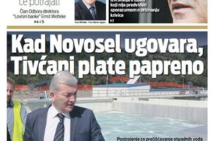 Naslovna strana "Vijesti" za 5. maj