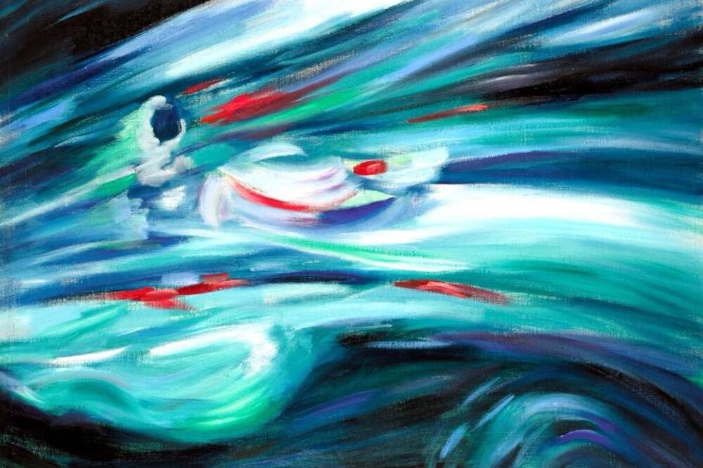 Jedan od radova umjetnice iz Turske, Foto: KIC “Budo Tomović”