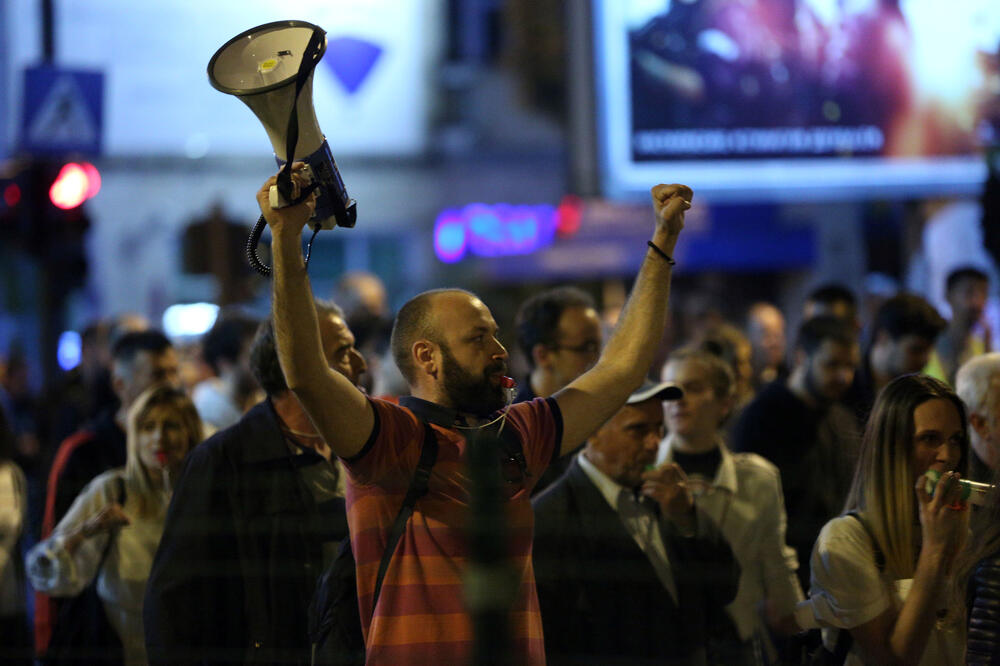 Sa jednog od ranijih protesta, Foto: Filip Roganović