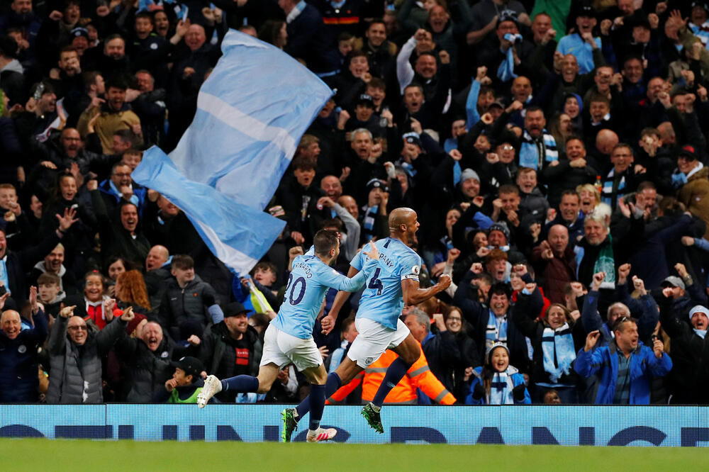 Bernardo Silva i Kompani slave gol protiv Lestera, Foto: Reuters