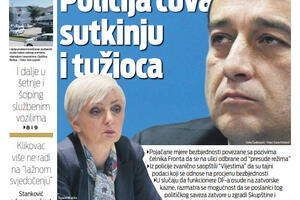 Naslovna strana "Vijesti" za sedmi maj