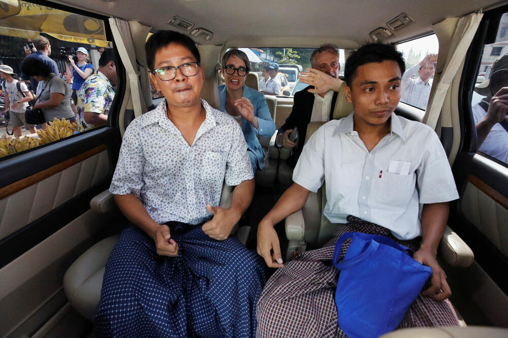 Oslobođeni novinari Rojters, Foto: Reuters