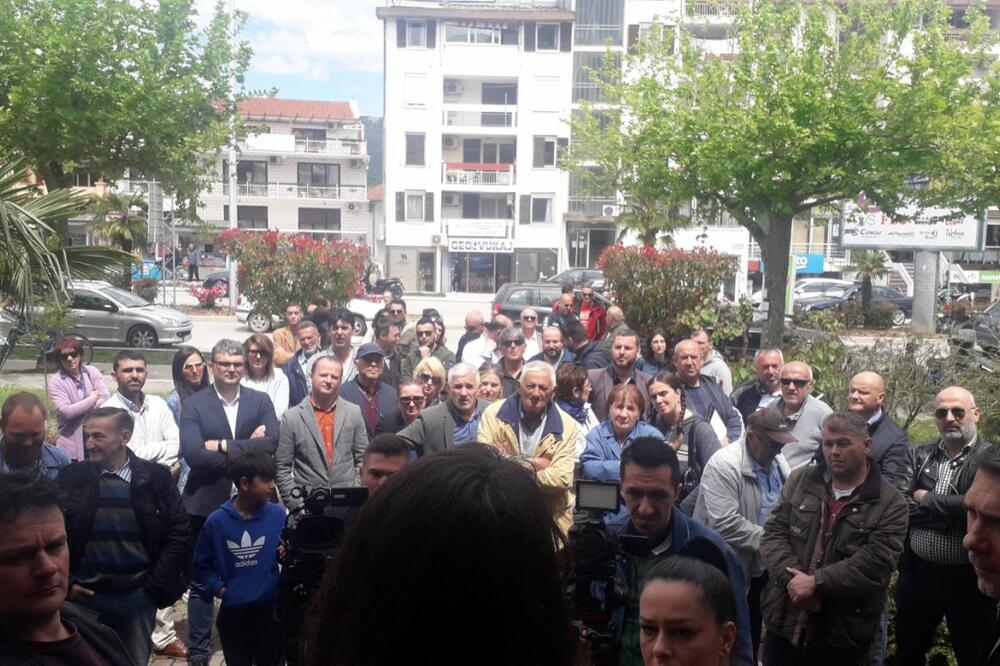 Protest u Ulcinju, Foto: Samir Adrović