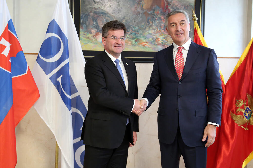 Miroslav Lajčak i Milo Đukanović, Foto: Kabinet predsjednika Crne Gore