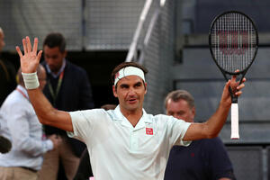 Federer se uželio šljake: Gaske nije imao šansi u Madridu