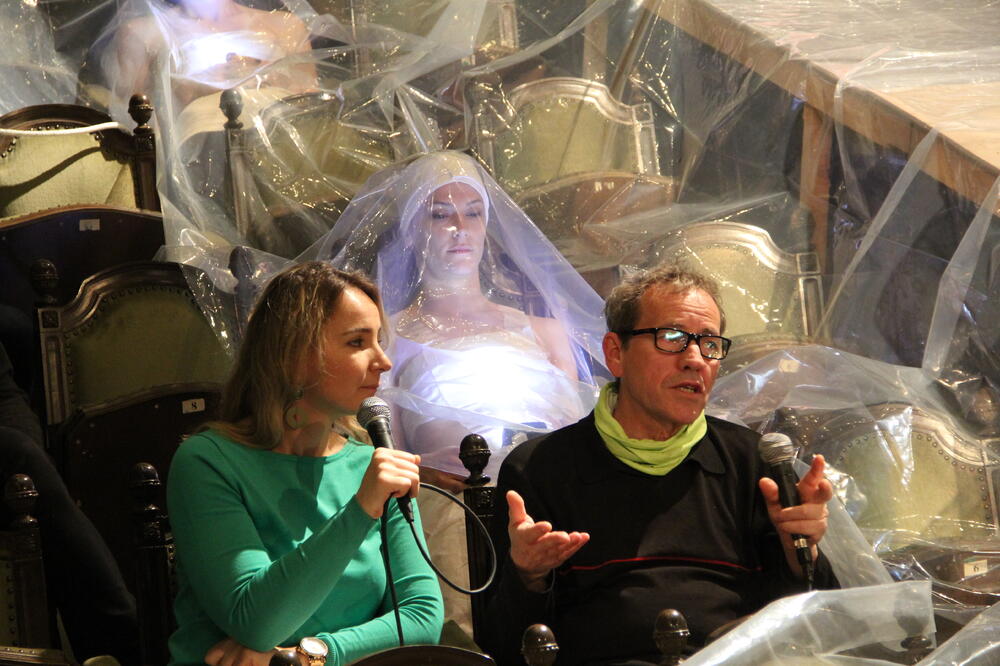 Sa konferencije za medije povodom početka festivala, Foto: Kraljevsko pozorište Zetski dom