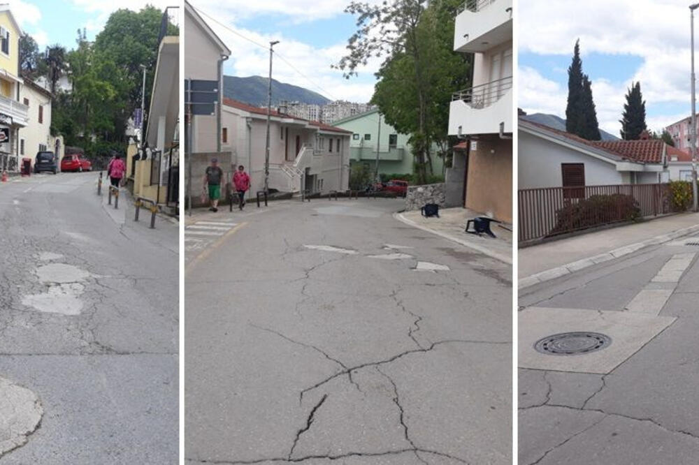 Dionica Njegoševe ulice koja će biti uređena, Foto: Slavica Kosić