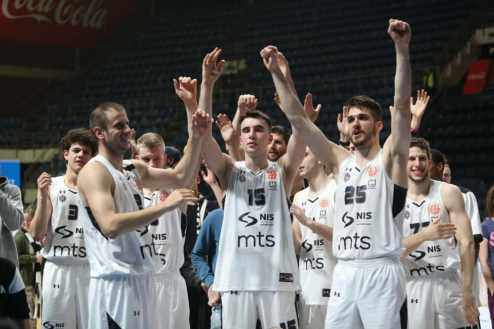 Partizan basketball players, Photo: BETAPHOTO