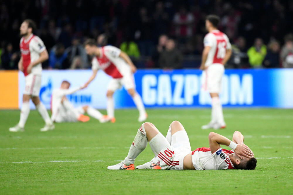 Tuga Dušana Tadića i ostalih igrača Ajaksa, Foto: Reuters
