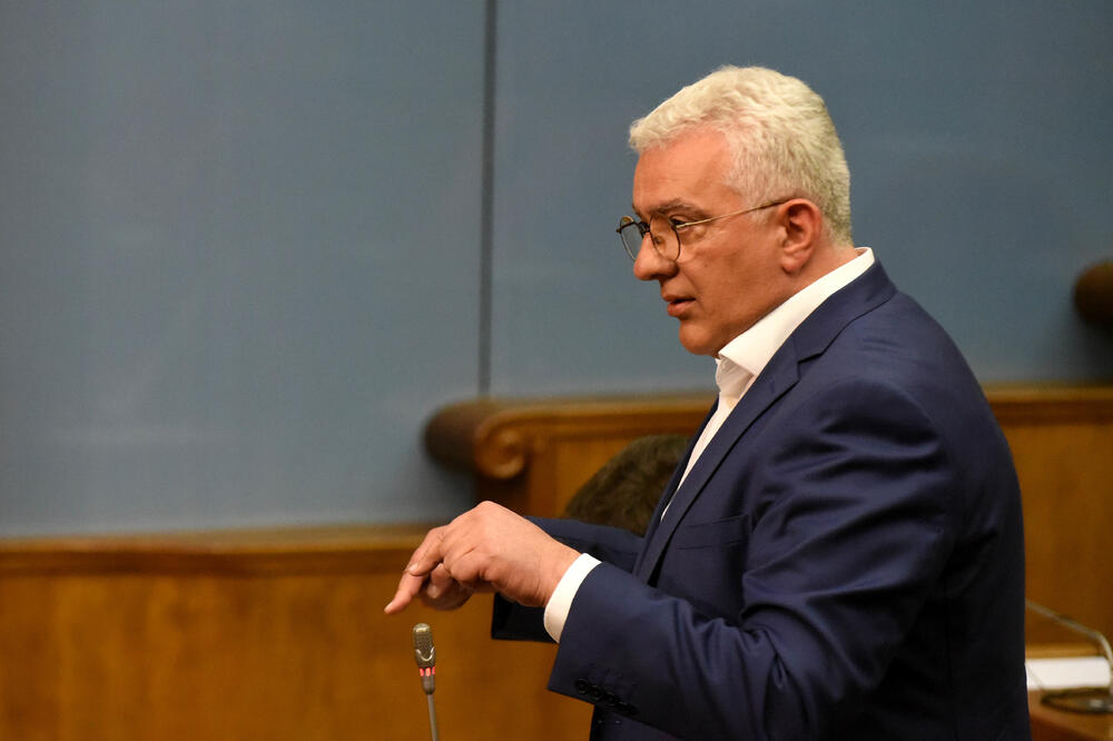 Predsjednik NSD-a, Andrija Mandić, Foto: Boris Pejović