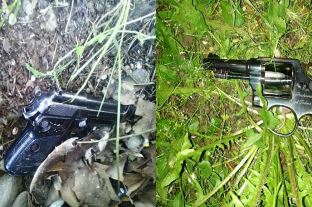 Pronađeni pištolji, Foto: Uprava policije