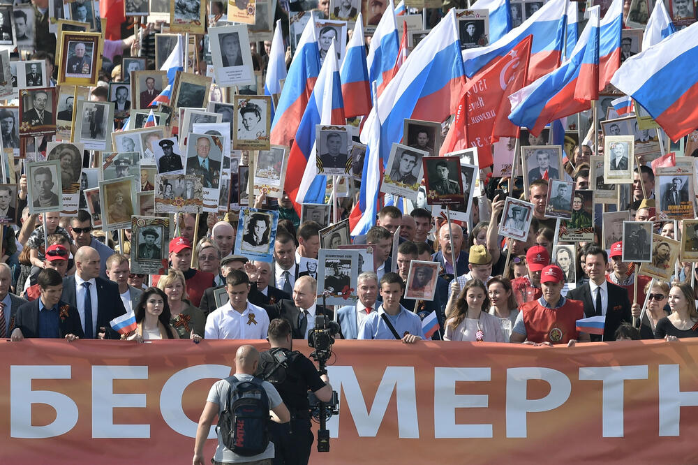 U maršu je učestvovao i predsjednik Rusije Vladimir Putin, Foto: Reuters