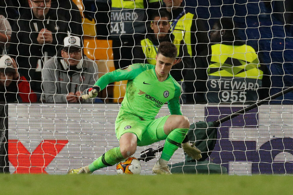 Kepa brani penal Hinteregeru, Foto: Reuters