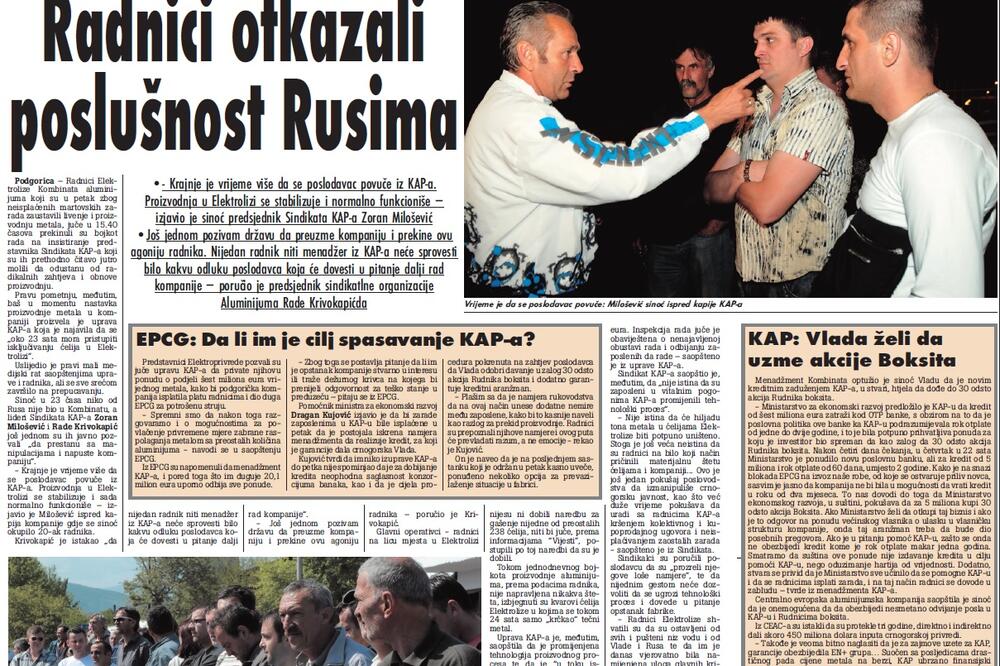 Vijesti", 10. maj 2009., Foto: Arhiva Vijesti