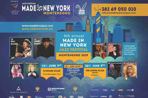 Made in New York Jazz festival od 14. do 16. juna u Tivtu i...