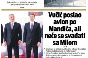Naslovna strana "Vijesti" za 11. maj