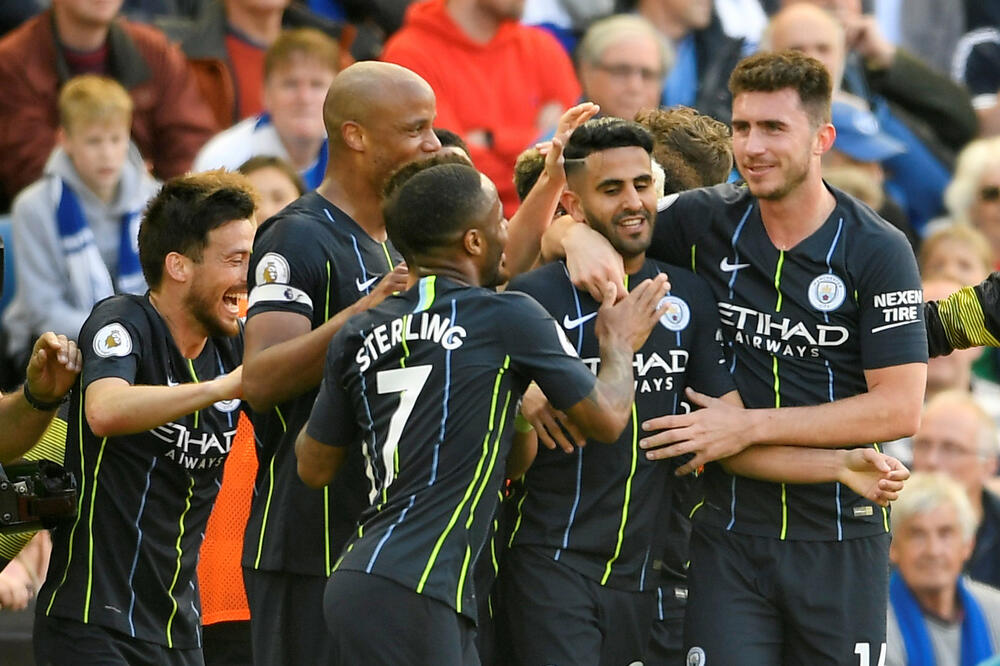 Fudbaleri Mančester sitija, Foto: Reuters