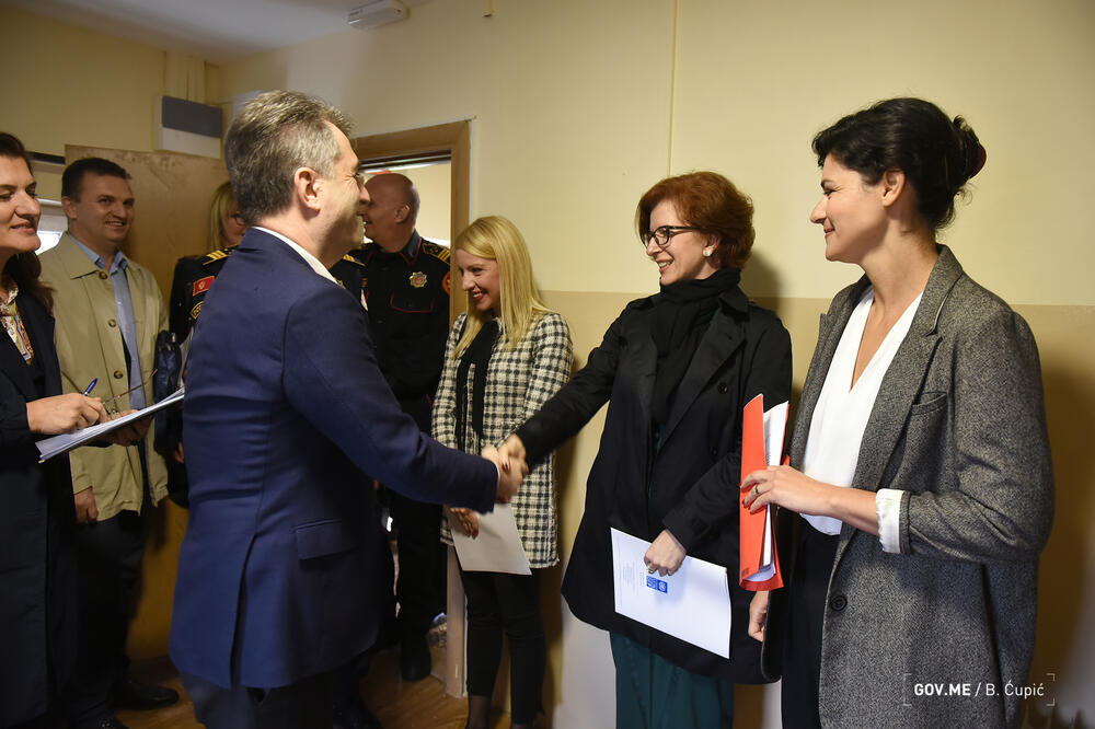 Na svečanosti povodom završetka adaptacije skladišta „Rogami“, Foto: Ministarstvo unutrašnjih poslova