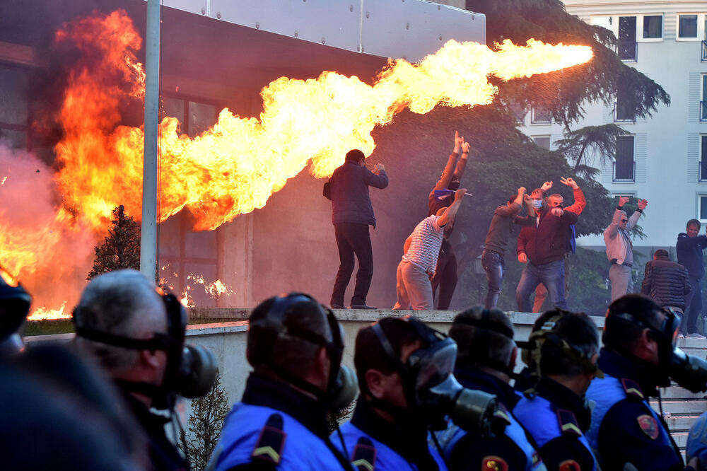Protesti u Tirani, Foto: Reuters
