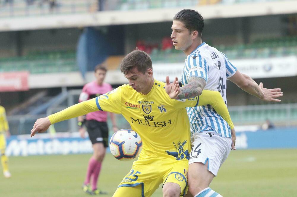 Grubač u duelu sa Bonfacijem iz Spala, Foto: ANSA