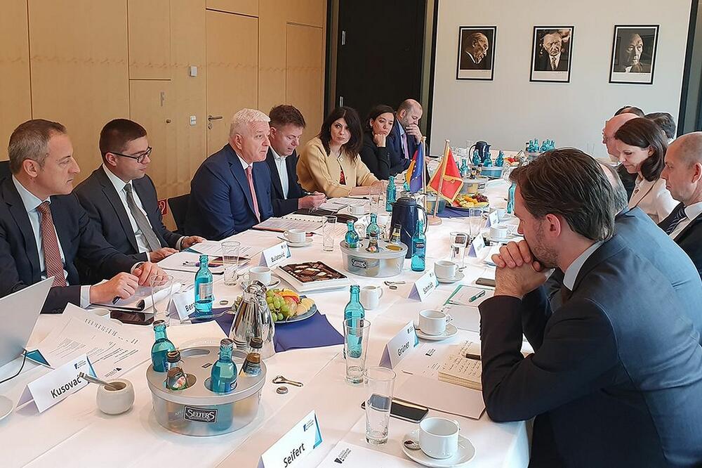 Marković na sastanku u Fondaciji Konrad Adenauer, Foto: Twitter/Vlada Crne Gore