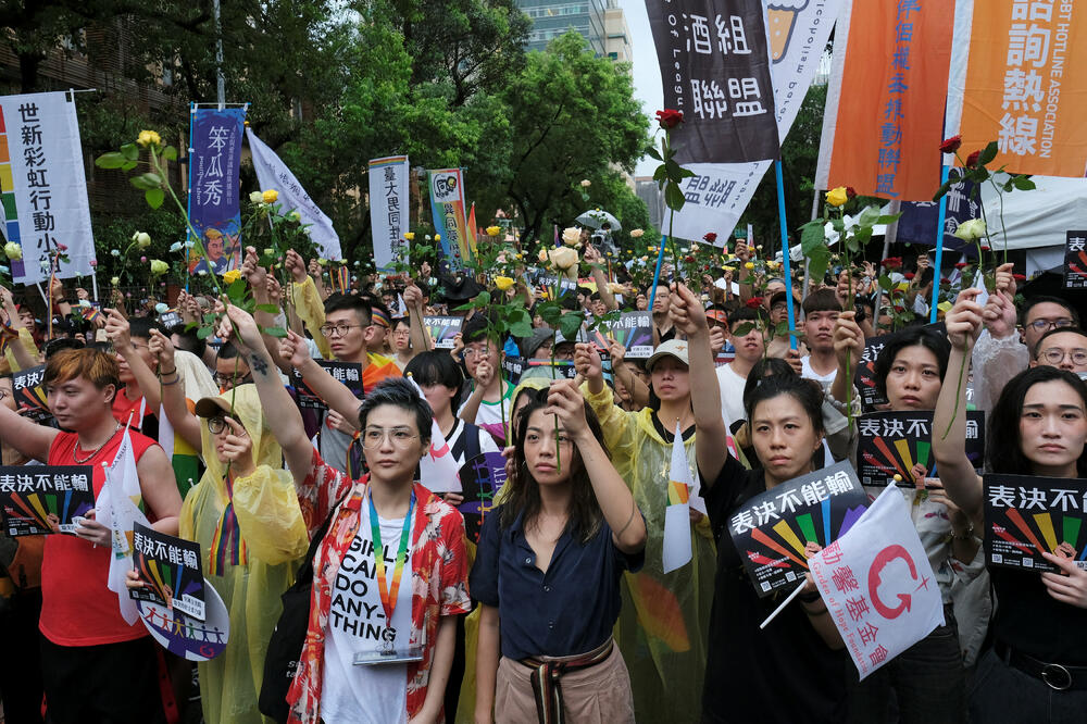 Proslava u Tajvanu: Vlada legalizovala istopolne brakove, Foto: Reuters