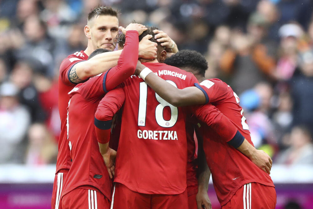 Fudbaleri Bajerna, Foto: AP