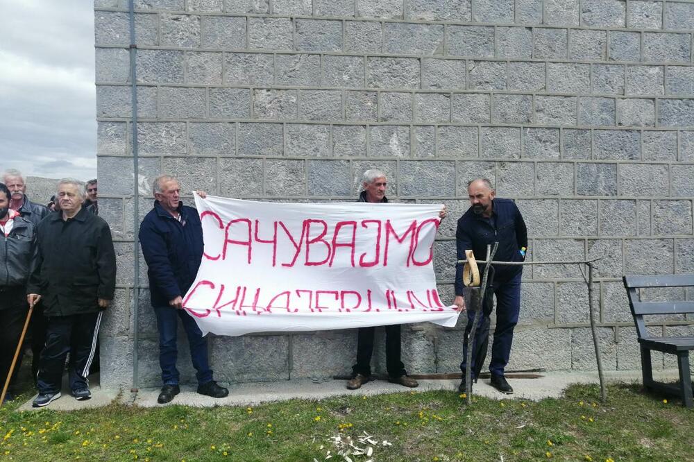Sa današnjeg protestnog skupa, Foto: Jelena Jovanović