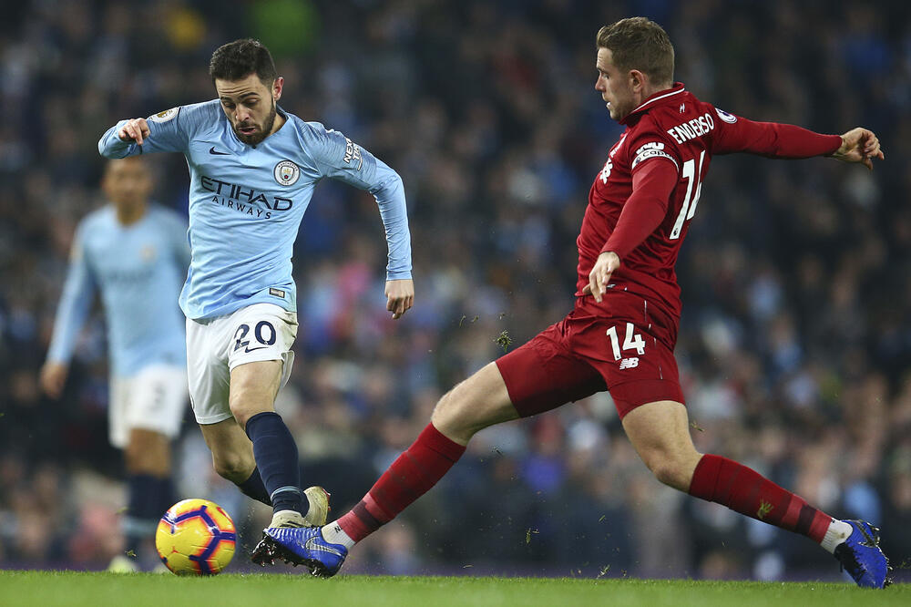 Bernardo Silva I Džordan Henderson, Foto: AP
