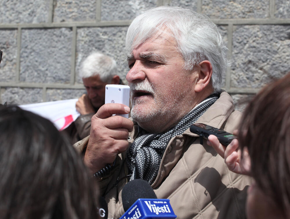Nekoliko stotina ljubitelja Sinjajevine okupilo se danas ispred crkve Ružice, u znak protesta zbog namjere Ministarstva odbrane da tu planinu koristi kao vojno vježbališni poligon.