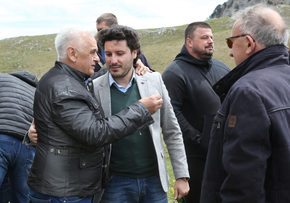 Nekoliko stotina ljubitelja Sinjajevine okupilo se danas ispred crkve Ružice, u znak protesta zbog namjere Ministarstva odbrane da tu planinu koristi kao vojno vježbališni poligon.