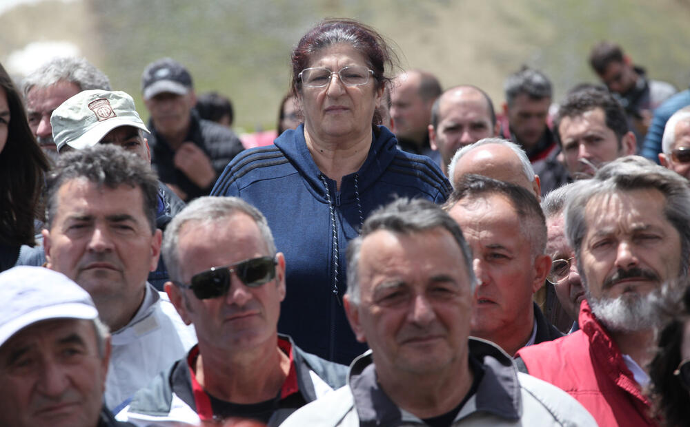 Nekoliko stotina ljubitelja Sinjajevine okupilo se danas ispred crkve Ružice, u znak protesta zbog namjere Ministarstva odbrane da tu planinu koristi kao vojno vježbališni poligon.