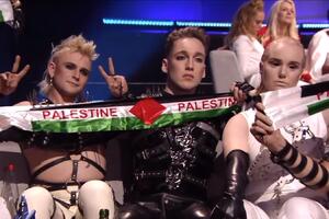 Islandu prijeti kazna zbog palestinske zastave na Eurosongu