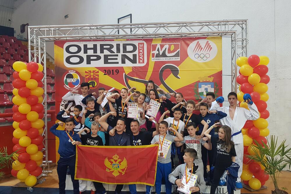 Crnogorski takmičari u Ohridu, Foto: Karate klub Iskra
