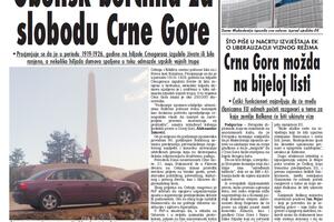 Vremeplov: Obelisk borcima za slobodu Crne Gore
