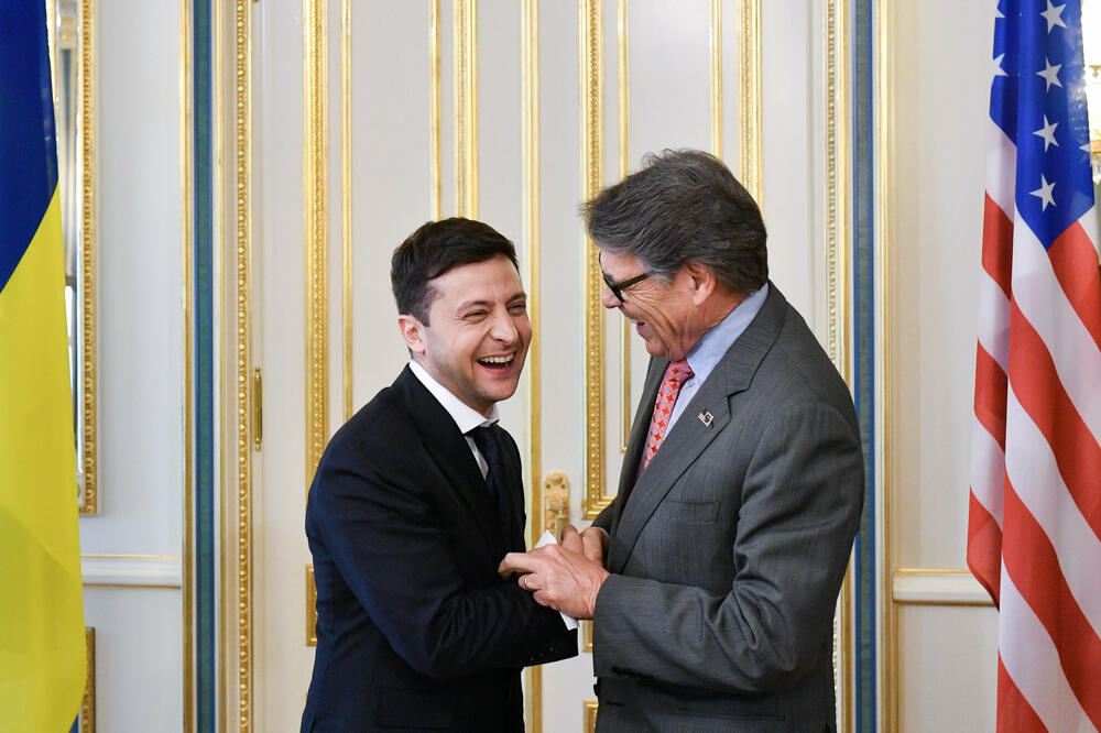 Zelenski i Peri, Foto: Reuters
