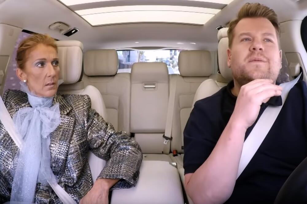 Selin Dion u emisiji Džejmsa Kordena