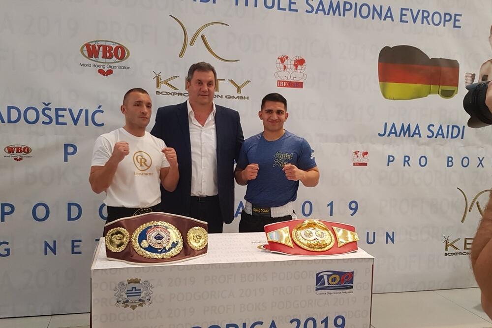 Sa prezentacije borbe Radošević - Saidi