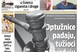 Naslovna strana "Vijesti" 23.5.