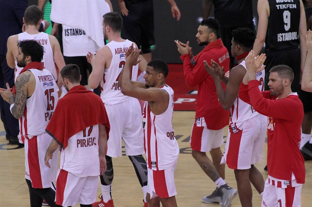 Košarkaši Olimpijakosa, Foto: Euroleague