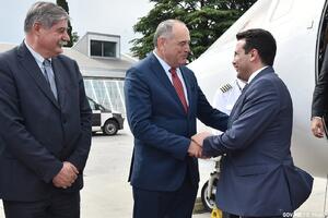 Zaev stigao u dvodnevnu posjetu Podgorici