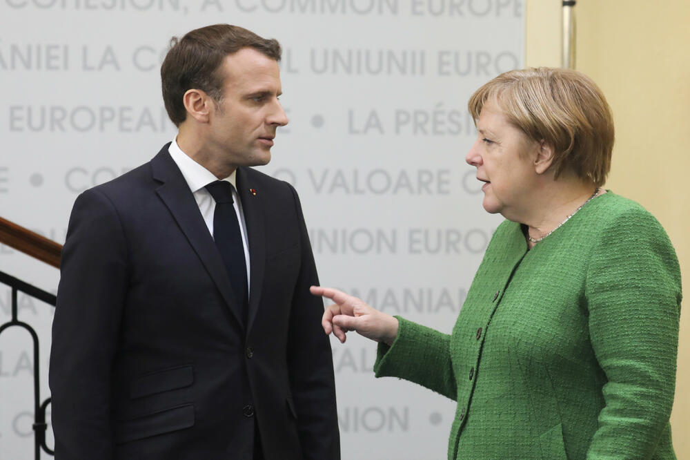Emanuel Makron i Angela Merkel, Foto: Reuters
