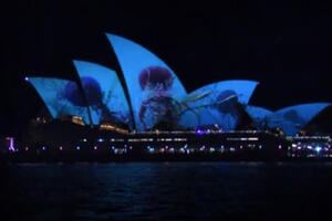 VIDEO Sidnejska opera kao dio Vivid festivala svjetla