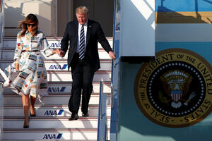 FOTO Melanija i Donald Tramp stigli u Japan