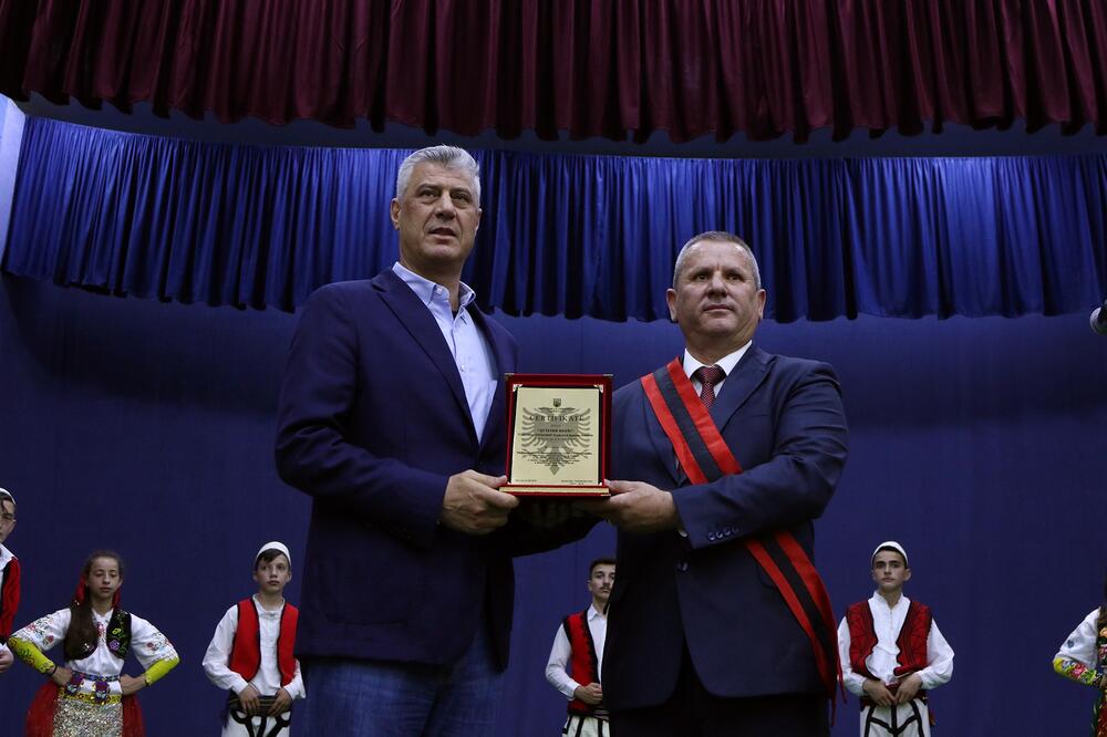 Hašim Tači proglašen počasnim građaninom Krume, Foto: Facebook/Hashim Thaçi