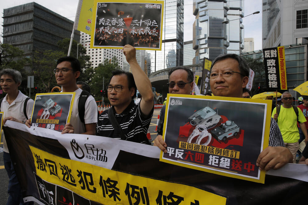 Protest u Hong Kongu, Foto: Beta AP